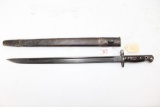 Thailand (Siam) British Pattern Bayonet w/scabbard  1907