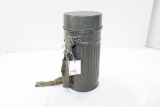 WWII 1936 German Vintage Unusable Gas Mask  RL 1-38/3 w/ Metal Can