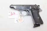 Walther Model PP22, .22LR, imported by Interarms, blue finish, 10rd Mag, double action, 3.75