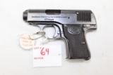 Walther Model 3, 7.65mm. 2.6