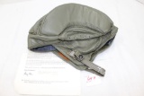 Used Leather Swiss Tanker Helmet