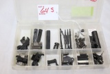 Assortment of Lugar P-38 Gun Parts Including Springs, Firing Pins, Triggers, etc.