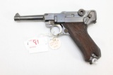 1916 Luger 9mm Sn# 9298 - w/ Matching Magazine Number