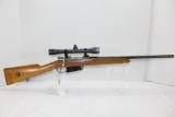 Argentine M91 Sporterized 7.65mm Rifle 25x32 Scope #A3191