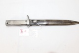 German-Turkish EB34 98 Mauser Bayonet w/ Metal Scabbard