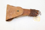 US Model 1916-17 Leather Hip Holster Milwaukee Saddlery Co. Made in 1942