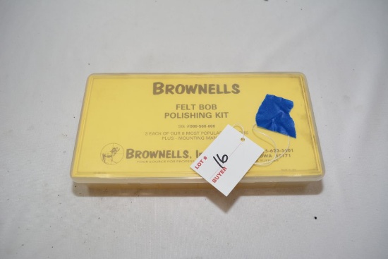 Brownells Felt Bob Polishing Kit