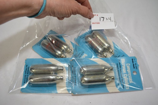 Radio Shack Compressed Micronox Cylinders, x4 bid