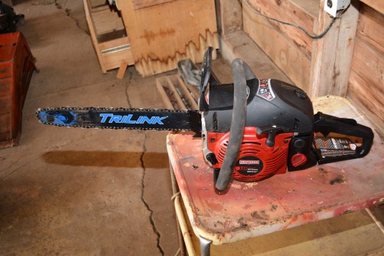 Sears Chainsaw, 18”, used very little