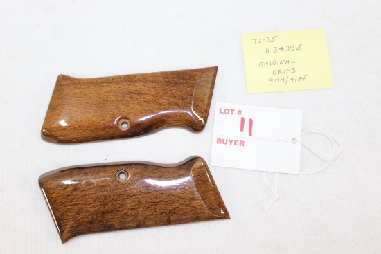 TZ-75 original wood grips, 9mm/41AE