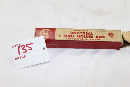 CH Universal Vintage, C Shell Holder Ram, Model #412, NOS