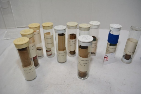 9 various (large) gauges shotshells and steel projectiles (grape) would make a neat display of odd s