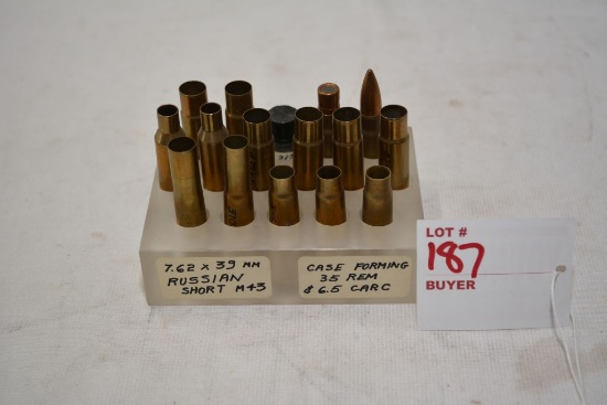 7.62 Russian short M43 case forming 35 Rem and 6.5Carc