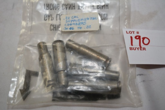 .22CAL supplemental Chambers .30-06 to .22 5ea