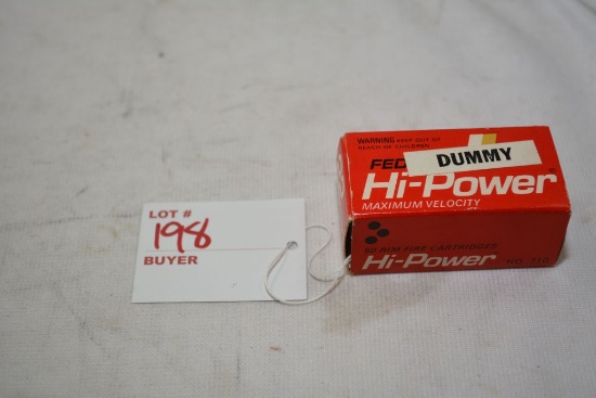 Federal Hi-Power Dummy .22 rounds