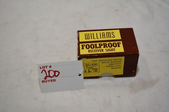 Williams Foolproof receiver sight Model F-P A3 appears to be NOS