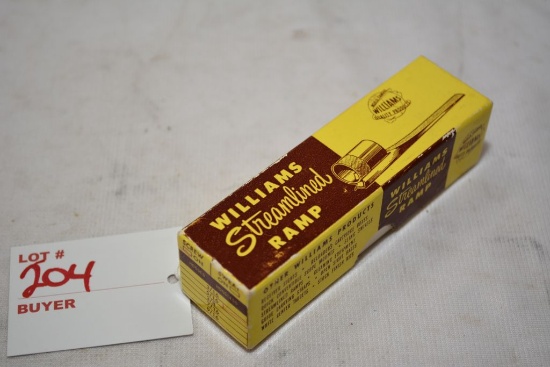 Williams streamlined ramp screw on 5/16" appears to be NOS
