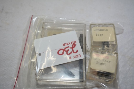 Detonics gun parts sear rear sight hammer firing pin