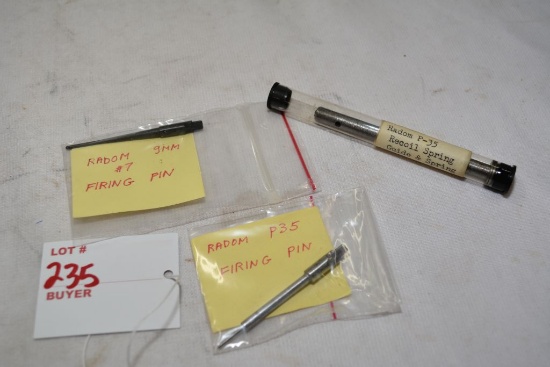 Radom P35 gun parts firing pin recoil spring