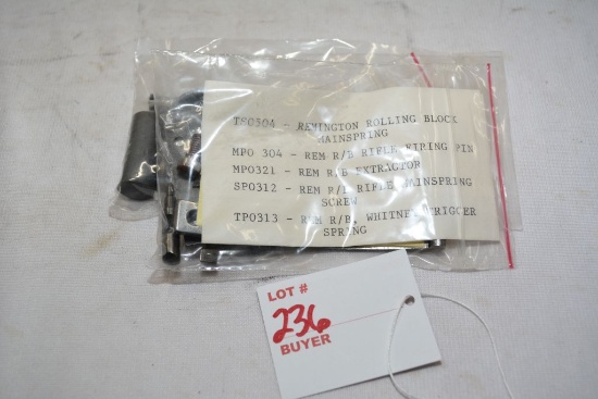 Remington gun parts TS0504 Rolling Block main spring MPO 034 Firing Pin MPO0321 Extractor SPO312 Mai