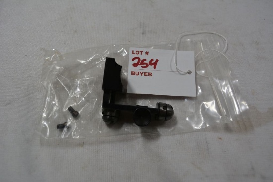 side mount adjustable rear sight unknown possible 1903/A3 or rem 40X unknown manufacturer