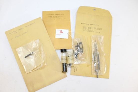 Walther Model KKM-Match rifle parts