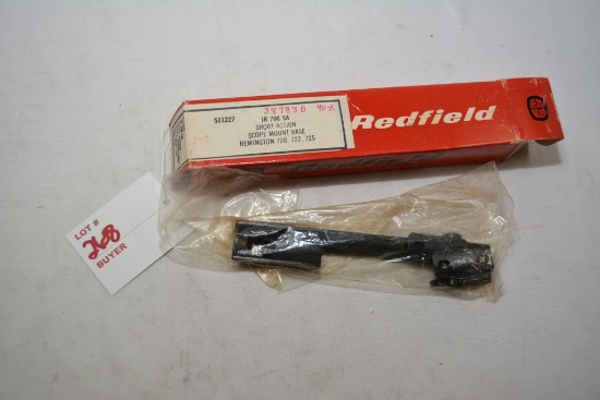 Redfield JR700 SA short action scope mount base Remington 700 722 725