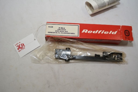 Redfield JR 700 LA Long Action scope base Remington 700 721 725 Weatherby MKV