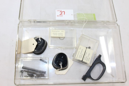 Winchester Model 52 parts in container