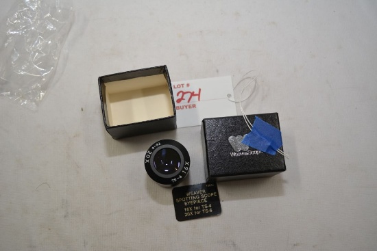 Weaver spotting scope magnification adapters 16x for TS-4 20x for TS-64