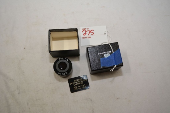 Weaver spotting scope magnification adapters 20x for TS-4 25x for TS-64