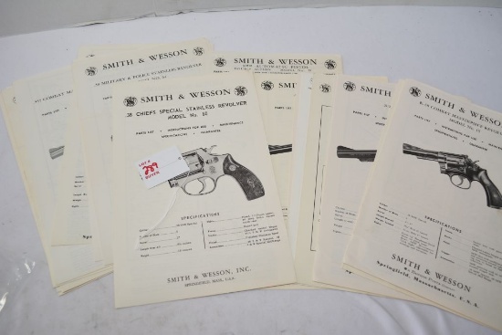 Smith and Wesson Parts list Instruction for use Maintenance Speciation's guaranteed revolvers and se
