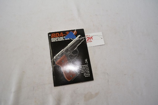 Browning BDA-380 double action semi auto pistol