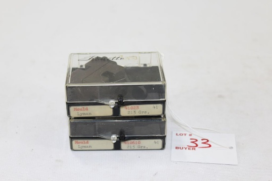 Lyman Bullet Moulds, .41cal -215gr x2 bid