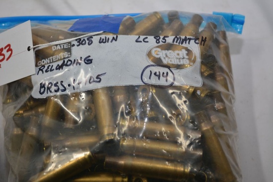 .308 Win LC 85 Match reloading brass (144)