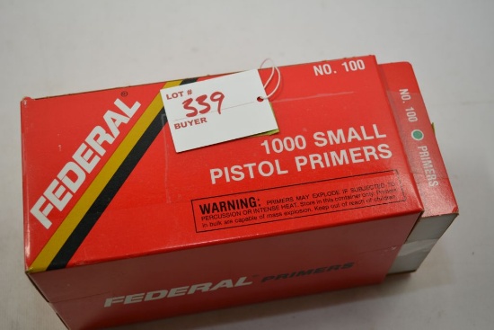 Federal small pistol primers 1100