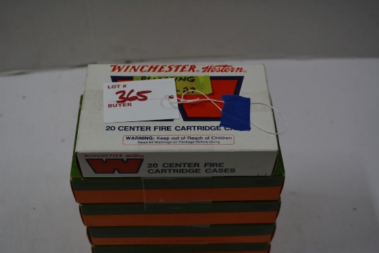 Remington New Old Stock; 22-250 Remington Unprimed Cases; 100 Rounds