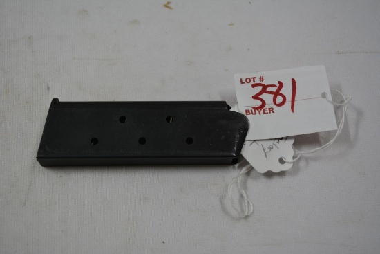 Factory Colt Compact 1911 45 Mag 6 Round; Bottom Plate Drilled