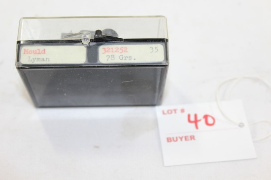 Lyman Bullet Mould, .35cal, 78gr