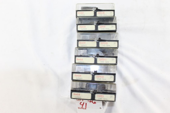 Lyman Bullet Moulds, .38cal - 6 different sizes, x6 bid
