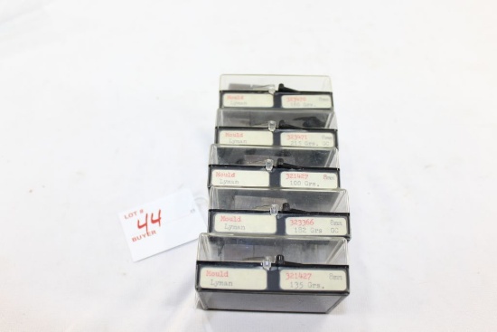 Lyman Bullet Moulds, 8mm - 5 different sizes, x5 bid