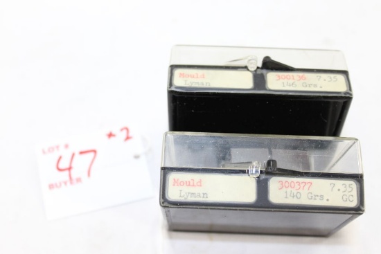 Lyman Bullet Moulds, 7.35mm - 140gr, 146gr  x2 bid