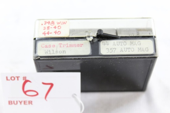 Wilson Case Trimmers - .44 Auto Mag, .357 Auto Mag, .348 Win,