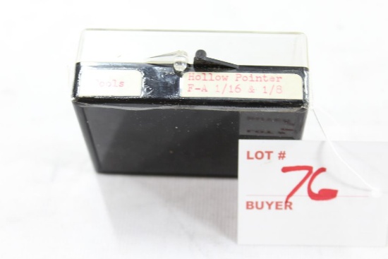 Forster- Appelt Hollow pointers, F-A 1/16 & 1/8