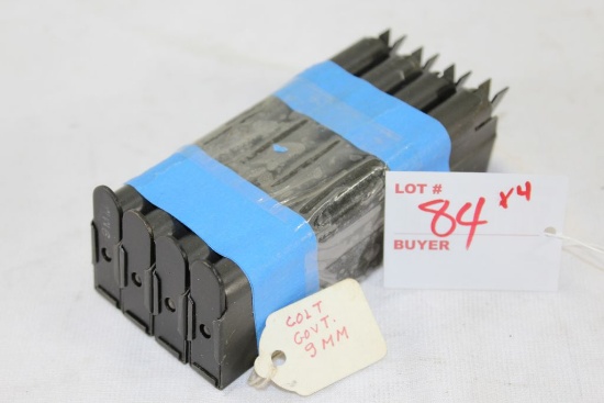 Springfield Armory Colt Govt 9mm magazines x4 bid
