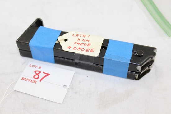 Lahti 9mm Swede magazines, x2 bid