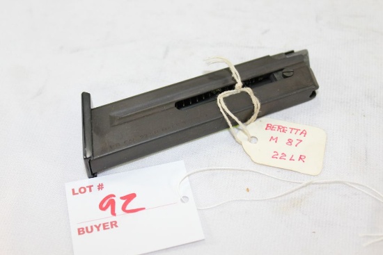 Beretta M87, .22LR New Factory magazine