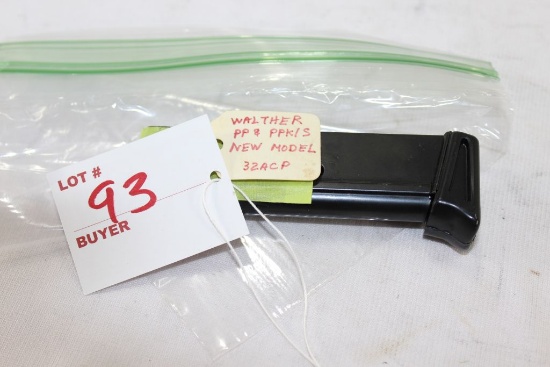 Walther PP & PPK/S New Model .32 ACP magazine, aftermarket