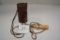 Faulk's Goose call and Owl call by George Wasinsky on lanyard,