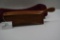 Handmade Turkey call in felt bag, w/ATHEN burned into wood